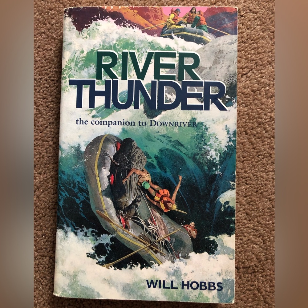 River Thunder Kids Adventure Book - Blue/Green Cover
